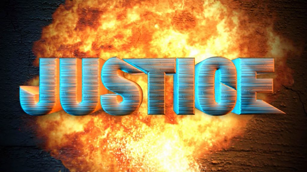 Motion graphics and title design for Justice